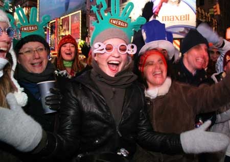 Chùm ảnh: Vợ chồng Clinton khiêu vũ trên Quảng trường Thời đại - 9