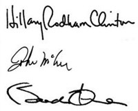 Ba ứng viên tổng thống Mỹ dưới con mắt của các nhà chiết tự - 1 Ba ứng viên tổng thống Mỹ dưới con mắt của các nhà chiết tự - 1