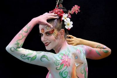 Chùm ảnh: Vẽ tranh trên mình trần - 5