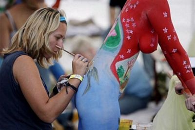 Chùm ảnh: Vẽ tranh trên mình trần - 6