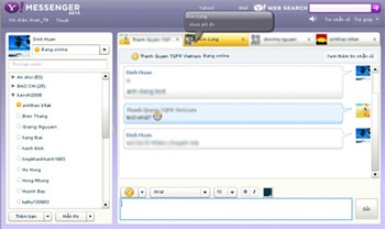 Yahoo giới thiệu phiên bản Yahoo! Messenger tiếng Việt  - 2