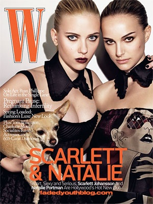 Hai cô đào “hot” nhất Hollywood trên bìa tạp chí W - 1