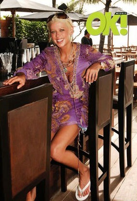 Cô đào Tara Reid diện bikini trên OK! - 5