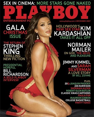 Kim Kardashian “hớ hênh” trên Playboy - 1