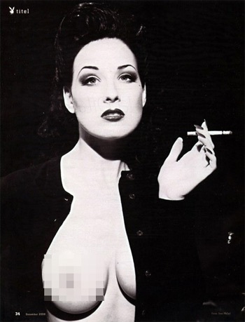 Dita Von Teese lại gây “sốc” bằng bộ ảnh táo bạo - 5