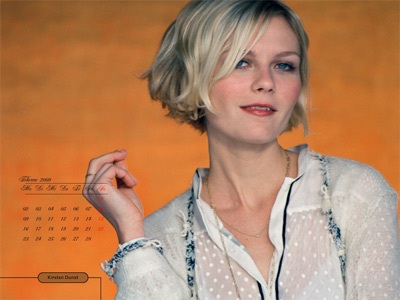 Kirsten Dunst hấp dẫn trong bộ lịch 2009  - 3