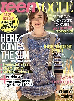 “Bà bầu 16 tuổi” tươi trẻ trên Teen Vogue - 1