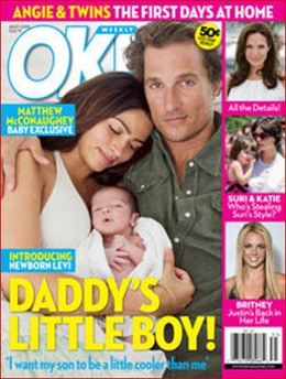 Matthew McConaughey “khoe” con trai  - 1