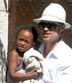Hình ảnh dễ thương về cô con gái nuôi của Brad Pitt - 4 Hình ảnh dễ thương về cô con gái nuôi của Brad Pitt - 4