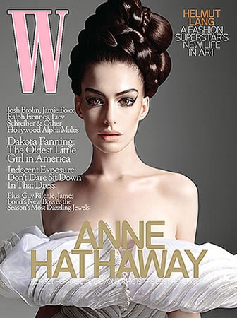 Anne Hathaway yêu kiều trên tạp chí W - 1