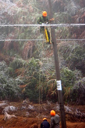 Chùm ảnh: Tuyết tấn công Trung Quốc - 11