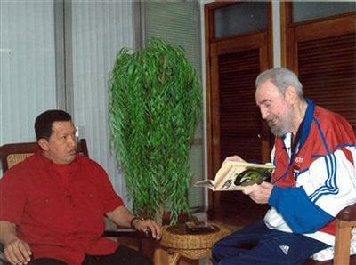 Castro, Chavez trò chuyện trực tiếp trên truyền hình - 1