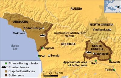 Nga hoàn tất rút quân khỏi các vùng đệm Gruzia trước thời hạn  - 1