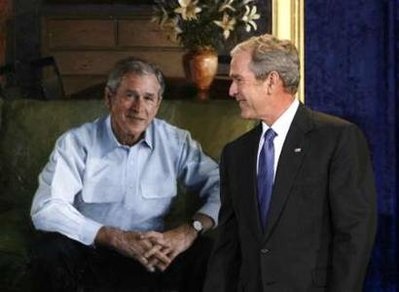 Tiết lộ ảnh chân dung chính thức của vợ chồng Tổng thống Bush - 1
