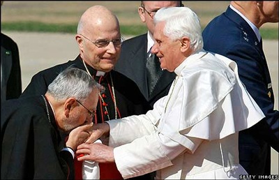 Chùm ảnh: Bush trải thảm đỏ đón Giáo hoàng Benedict - 7 Chùm ảnh: Bush trải thảm đỏ đón Giáo hoàng Benedict - 7