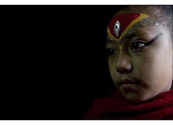 Chùm ảnh: "Nữ thánh sống" ở Nepal - 1