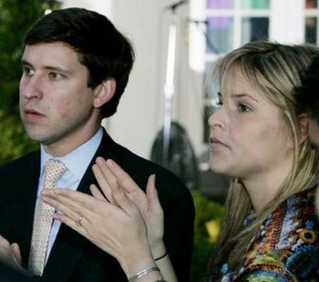 Chùm ảnh ái nữ Tổng thống Bush và vị hôn phu - 1