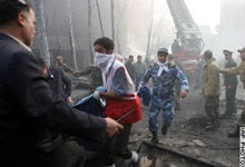 Chùm ảnh máy bay Iran lao xuống tòa nhà cao tầng - 5