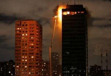 Cháy lớn tại một bệnh viện của Moscow - 1 Cháy lớn tại một bệnh viện của Moscow - 1