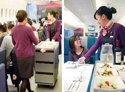 Chùm ảnh: Thăm nhà hàng "khách sạn bay" A380 - 9