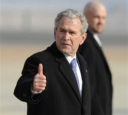 Đài truyền hình Nam Phi “báo tử” ông Bush - 1 Đài truyền hình Nam Phi “báo tử” ông Bush - 1