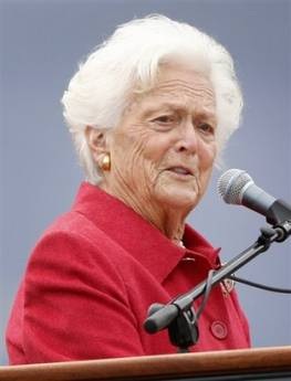 Cựu đệ nhất phu nhân Barbara Bush phẫu thuật tim - 1 Cựu đệ nhất phu nhân Barbara Bush phẫu thuật tim - 1