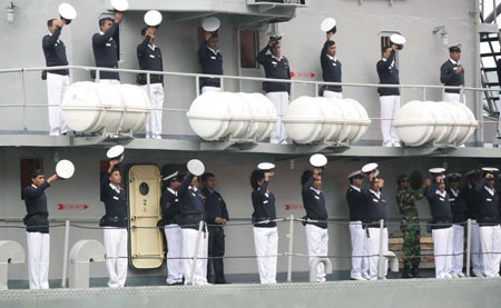 Chùm ảnh: Hạm đội quốc tế quy tụ tại Thanh Đảo, Trung Quốc - 16