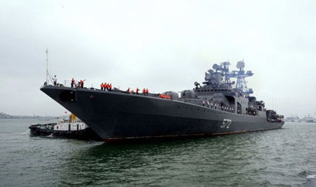 Chùm ảnh: “Đột nhập” tàu săn tàu ngầm của Hải quân Nga - 5