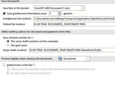Làm việc trên Word thuận tiện hơn với vài mẹo nhỏ - 3 Làm việc trên Word thuận tiện hơn với vài mẹo nhỏ - 3