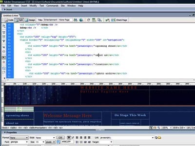 Tạo trang web với Adobe Dreamweaver CS3 - 1