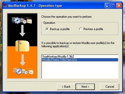 MozBackup - sao lưu dữ liệu trong Firefox - 2 MozBackup - sao lưu dữ liệu trong Firefox - 2