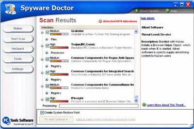 Bảo vệ máy tính với Doctor Spyware Cleaner 1.5 - 1
