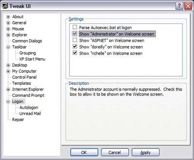 Bảo mật tài khoản Admin trong Windows XP và Vista - 2