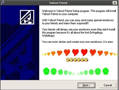 Thêm “cảm xúc chat” với Yahoo! Friend - 1 Thêm “cảm xúc chat” với Yahoo! Friend - 1