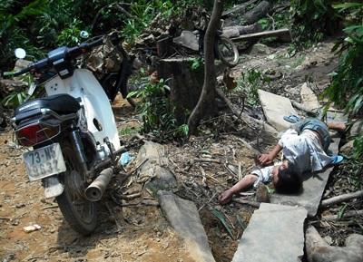 Đột nhập “công trường” phá rừng nguyên sinh (video) - 1