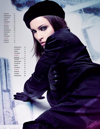 Chiêm ngưỡng bộ lịch 2009 của Madonna - 9 Chiêm ngưỡng bộ lịch 2009 của Madonna - 9