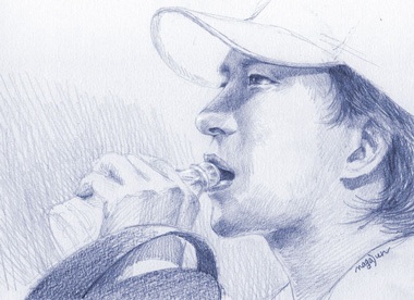 Bae Yong Joon qua nét vẽ của fan - 3