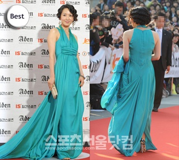 Những chiếc váy đẹp nhất và xấu nhất lễ trao giải Daeksang 2008 - 2 Những chiếc váy đẹp nhất và xấu nhất lễ trao giải Daeksang 2008 - 2