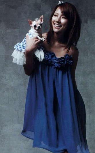 Sao Hàn “khoe” cún cưng - 1