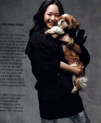 Sao Hàn “khoe” cún cưng - 5