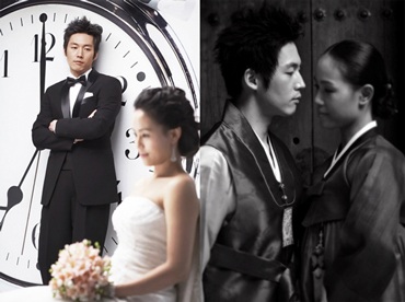 Vợ chồng Jang Hyuk rạng rỡ trong ngày cưới - 1