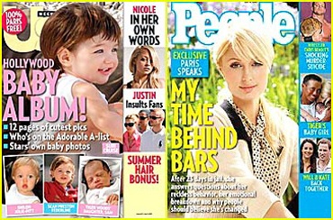 Paris Hilton bất ngờ xuất hiện trên tạp chí People  - 1