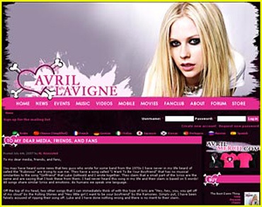 Avril Lavigne: “Tôi không đạo nhạc!” - 3