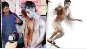 Thí sinh của Mỹ nam Hồng Kông đóng cảnh “nude” - 1 Thí sinh của Mỹ nam Hồng Kông đóng cảnh “nude” - 1