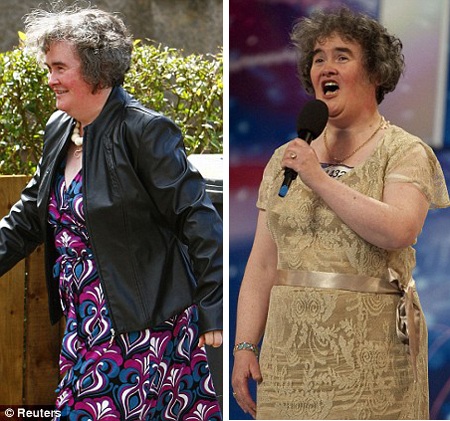 Susan Boyle bắt đầu “chăm chút” tới ngoại hình - 2 Susan Boyle bắt đầu “chăm chút” tới ngoại hình - 2