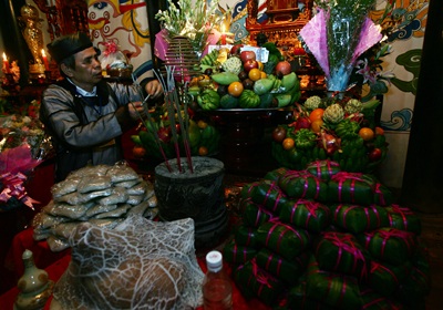 Chùm ảnh: Theo chân “Lang Liêu” về giỗ Tổ - 8