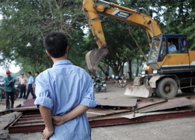Chùm ảnh: “Chia tay” nhà nổi Hồ Tây - 3