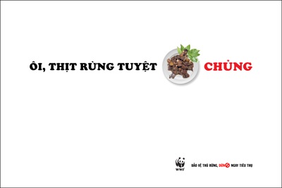 Ám ảnh những poster chống tiêu thụ động vật hoang dã - 7 Ám ảnh những poster chống tiêu thụ động vật hoang dã - 7