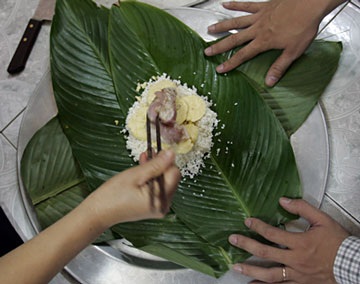 Người Hà Nội nấu bánh chưng - 3
