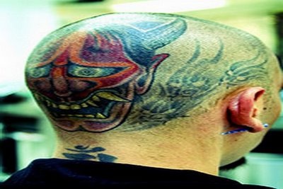 Nghệ thuật xăm đầu độc đáo - 2 Nghệ thuật xăm đầu độc đáo - 2